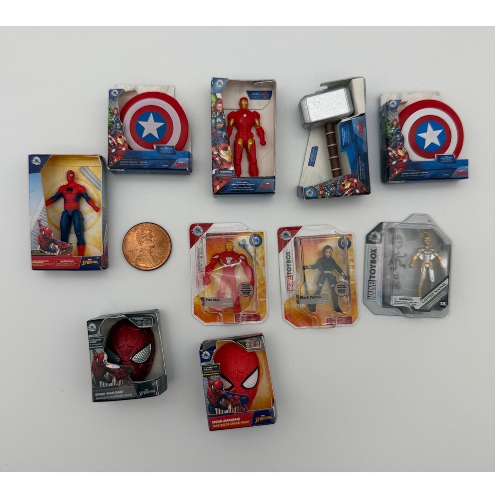 Mini Brands Zuru Surprise Marvel Disney Mini Figures Avengers 10pc Lot